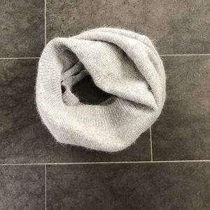 Gray infinity scarf, buff, or cowl. NWOT.